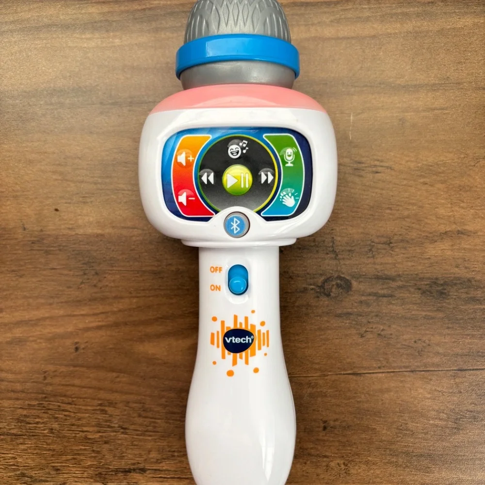 VTech SING IT OUT KARAOKE MICROPHONE Party Lights Flash To Music Bluetooth Toy